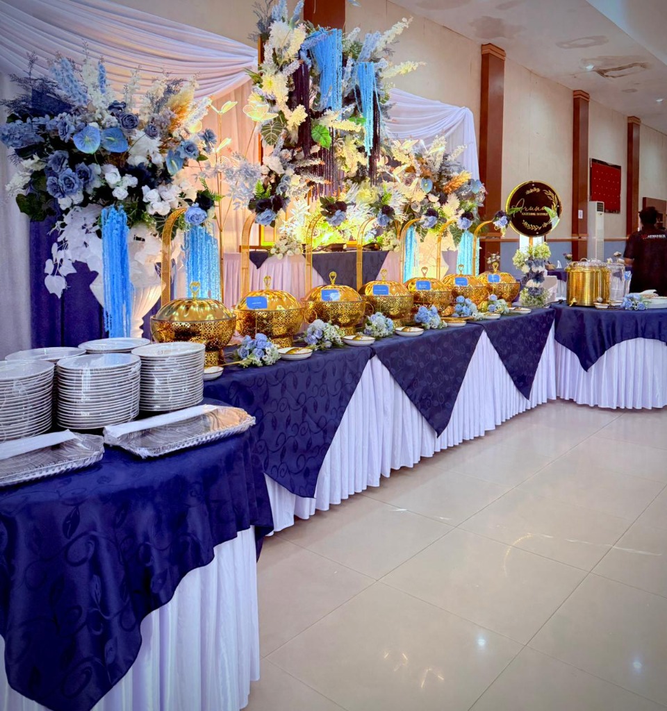 Aruna Catering Buffet Setup